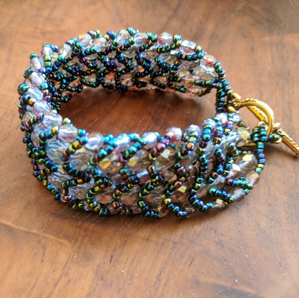 Handcrafted Beaded Boho Style Bracelet